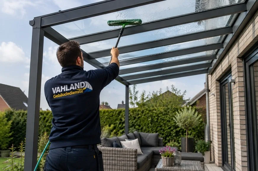 Terrassendachreinigung