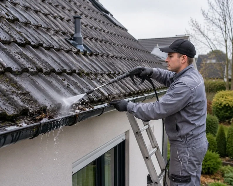 Dachrinne reinigen lassen