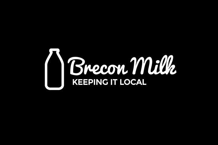 Brecon Milk logo designed by Spark Sites web design in Brecon
