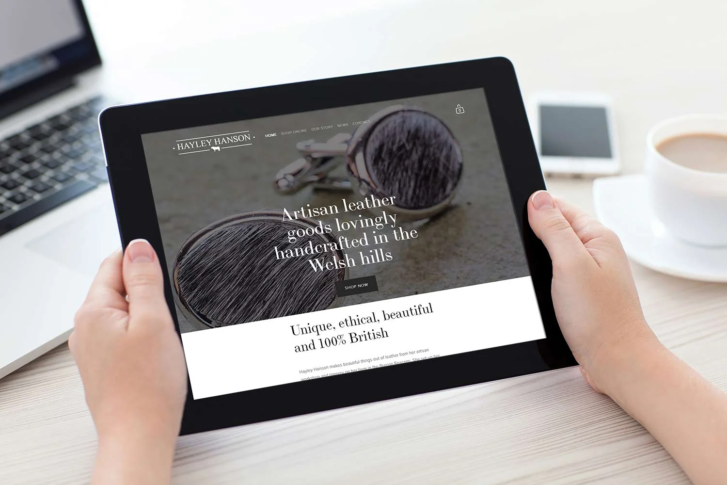 Hayley-hanson-website-on-iPad.jpg