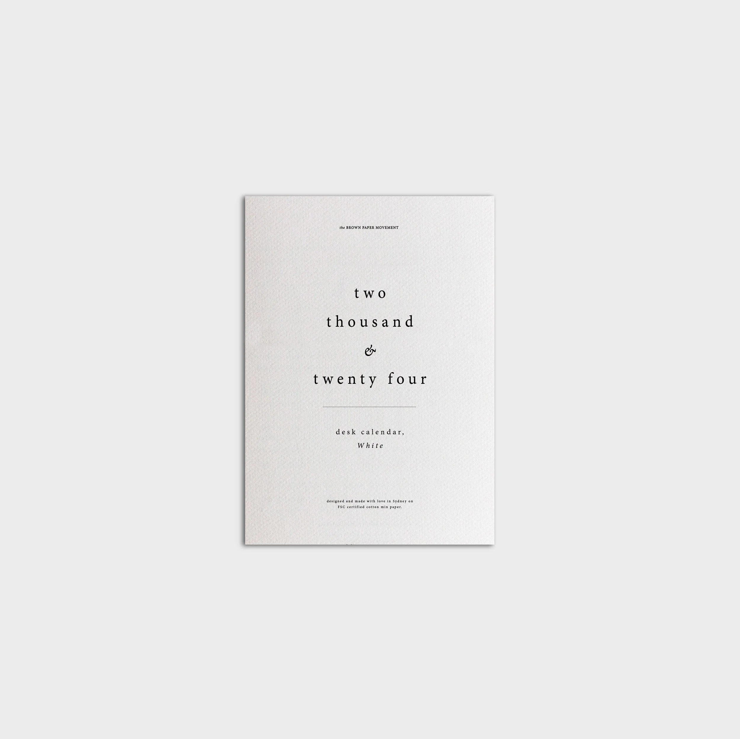 ON SALE - 2025 White Desk Calendar