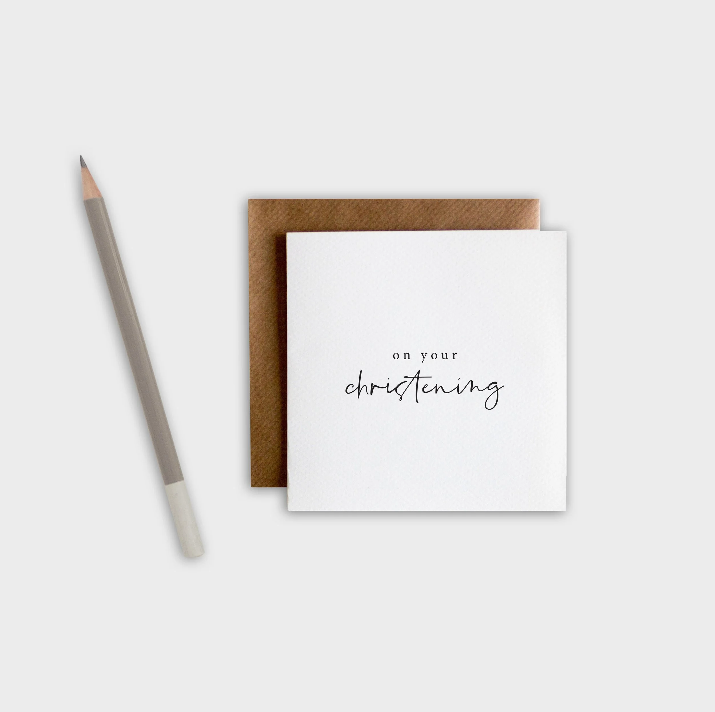 Card - on your christening