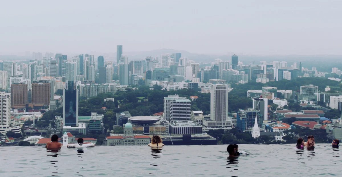 Infiniti pool, marina bay sands, singapore.