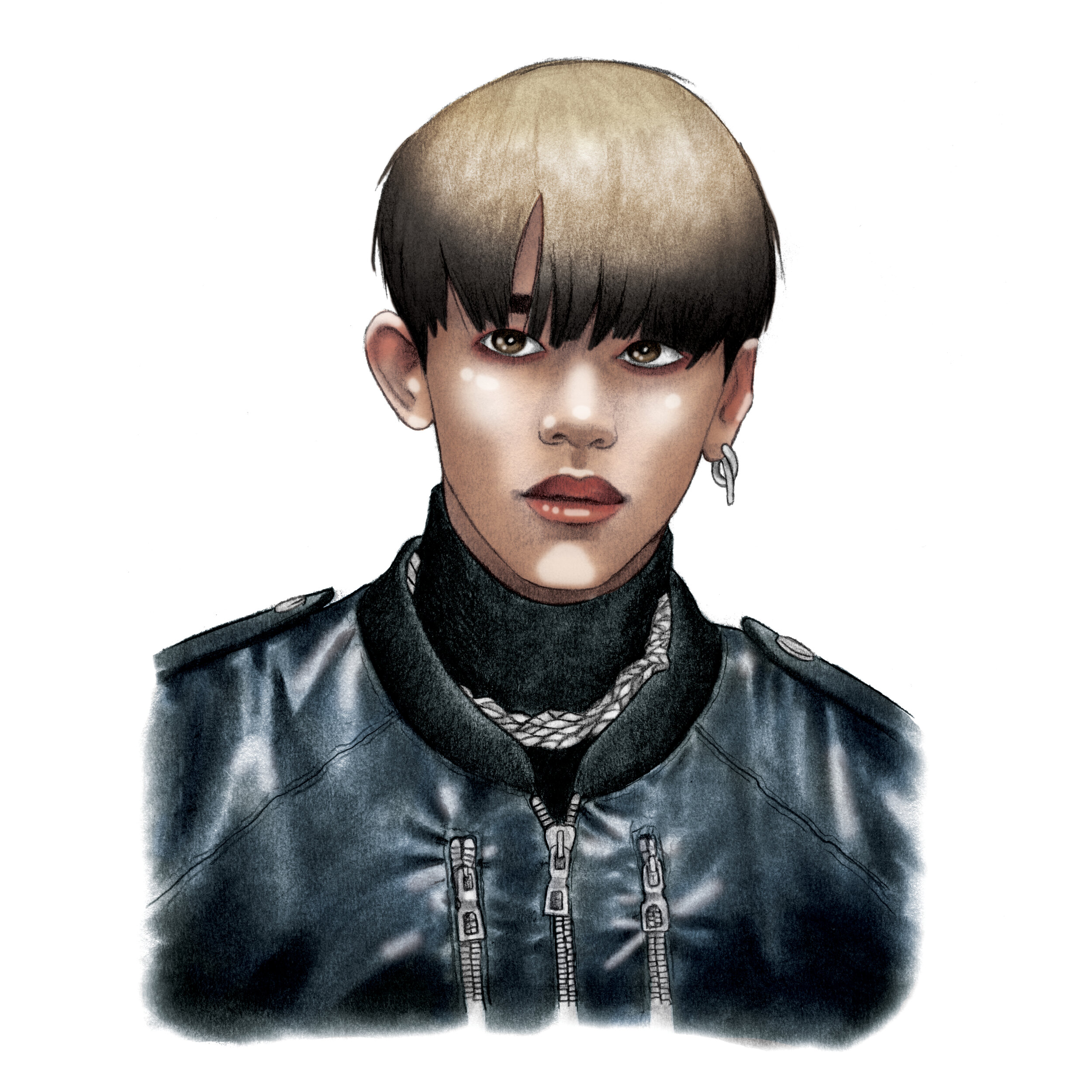 Lucas (Rapper, member of NCT and WayV) 2019 Digitally colored