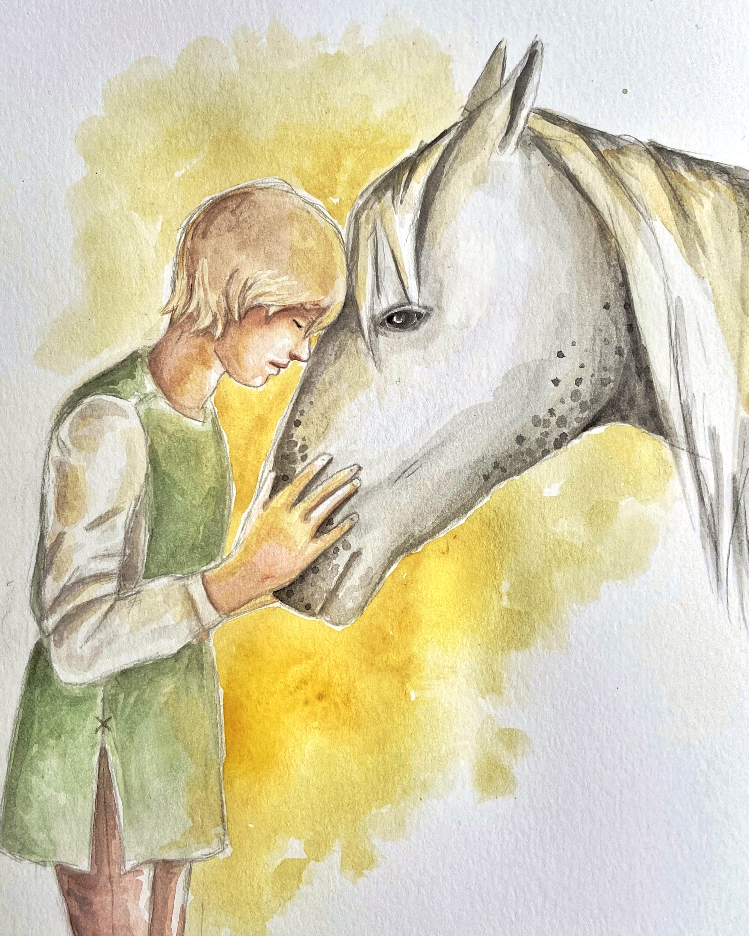 Shasta and Bree (Watercolor 2020)