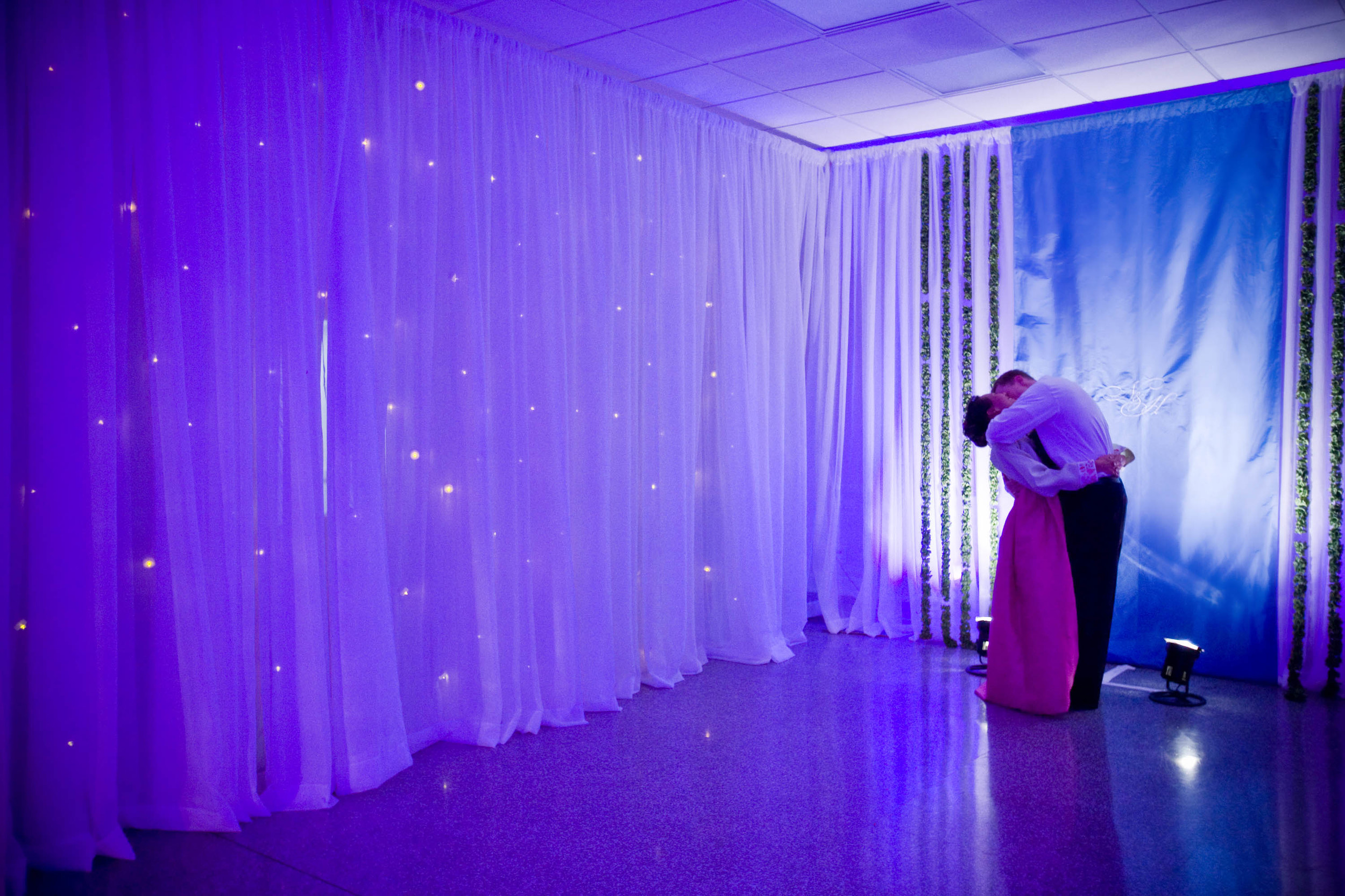 Fabric Projection - Weddings - Rentals and Staging - The AV Company