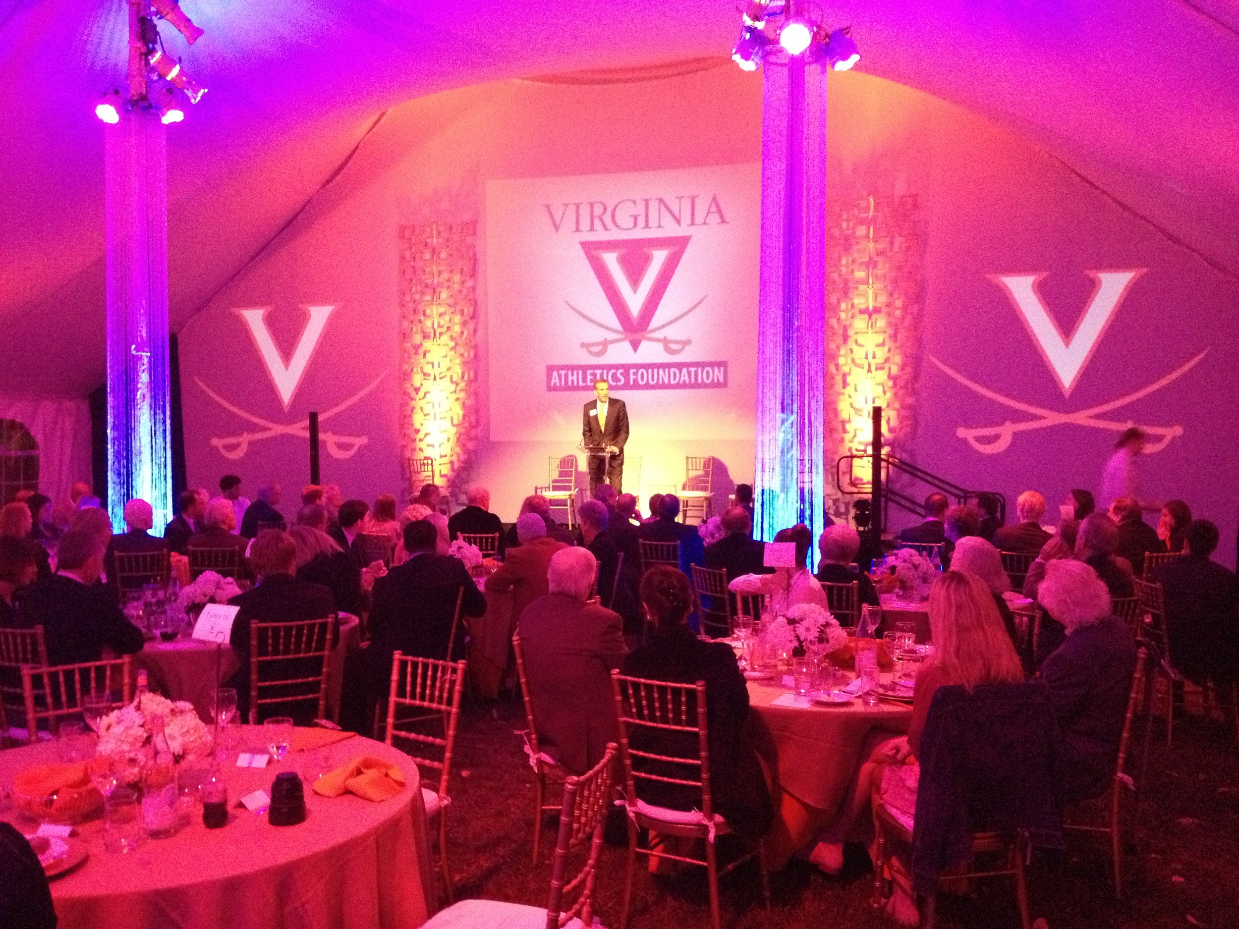 Portfolio . Lighting and Tent Decor . Projection . UVA