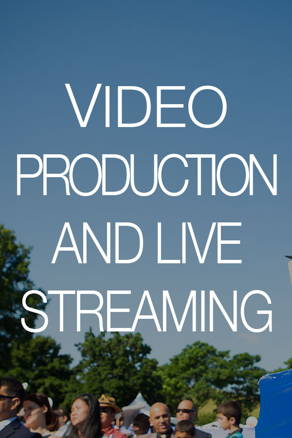 Video Production and Live Streaming . Rental and Staging