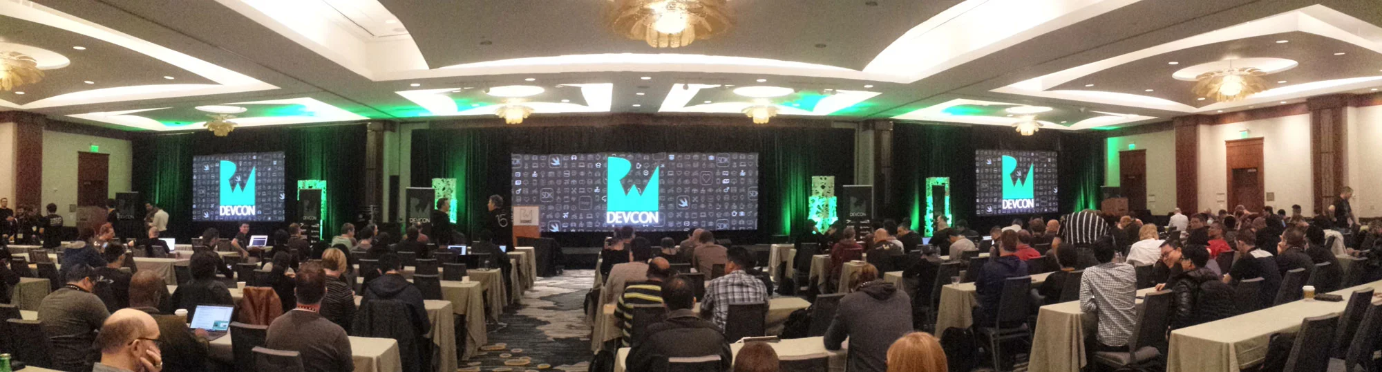 RWDevCon LED Video Wall with Full Lighting