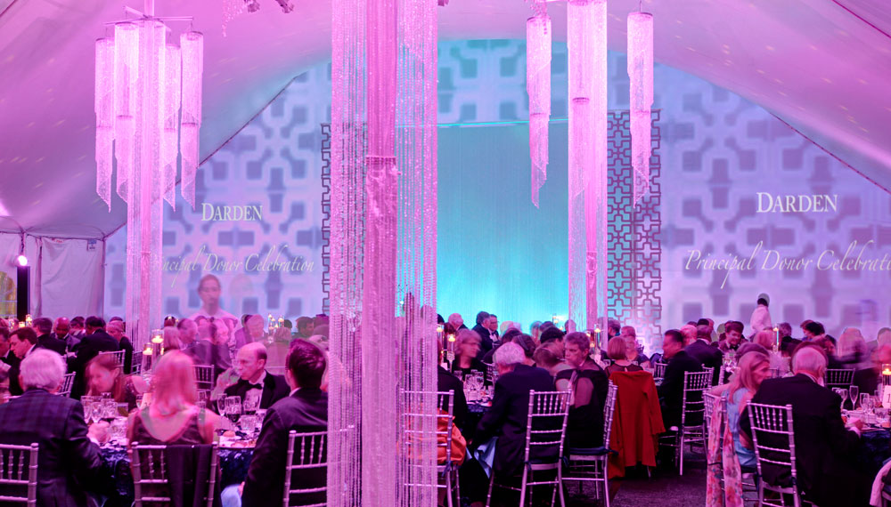UVA Darden Event Projection Mapping