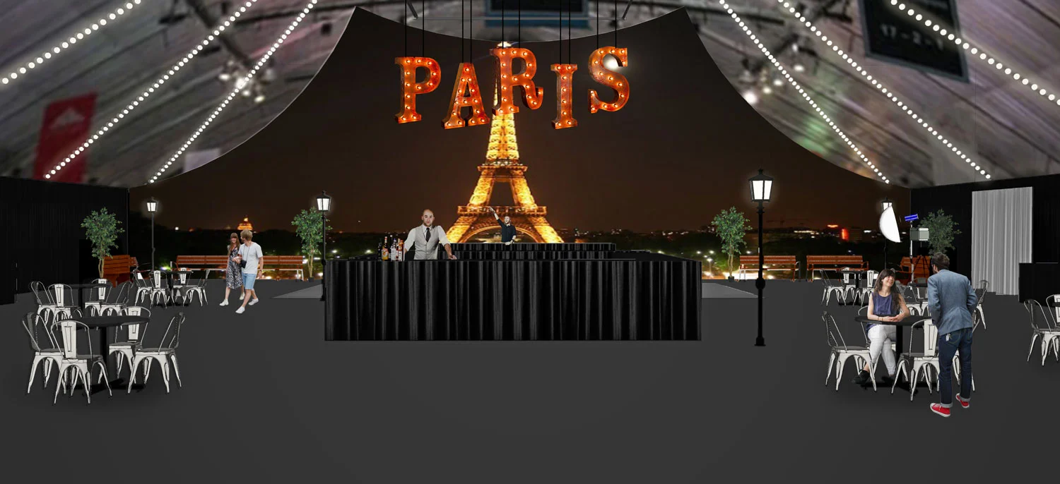Custom Marquee Letters Paris Graphics