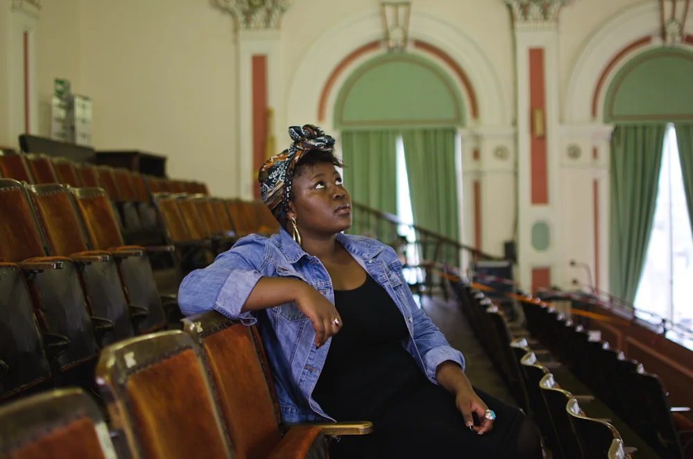 Zodwa Nyoni, Poet and playwrite, Saltaire, 2014
