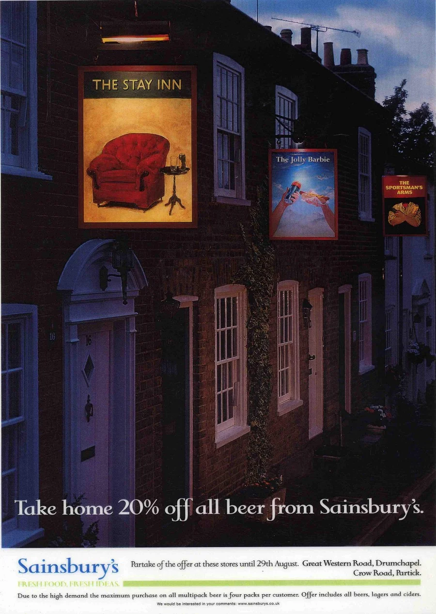Sainsbury's local print ad