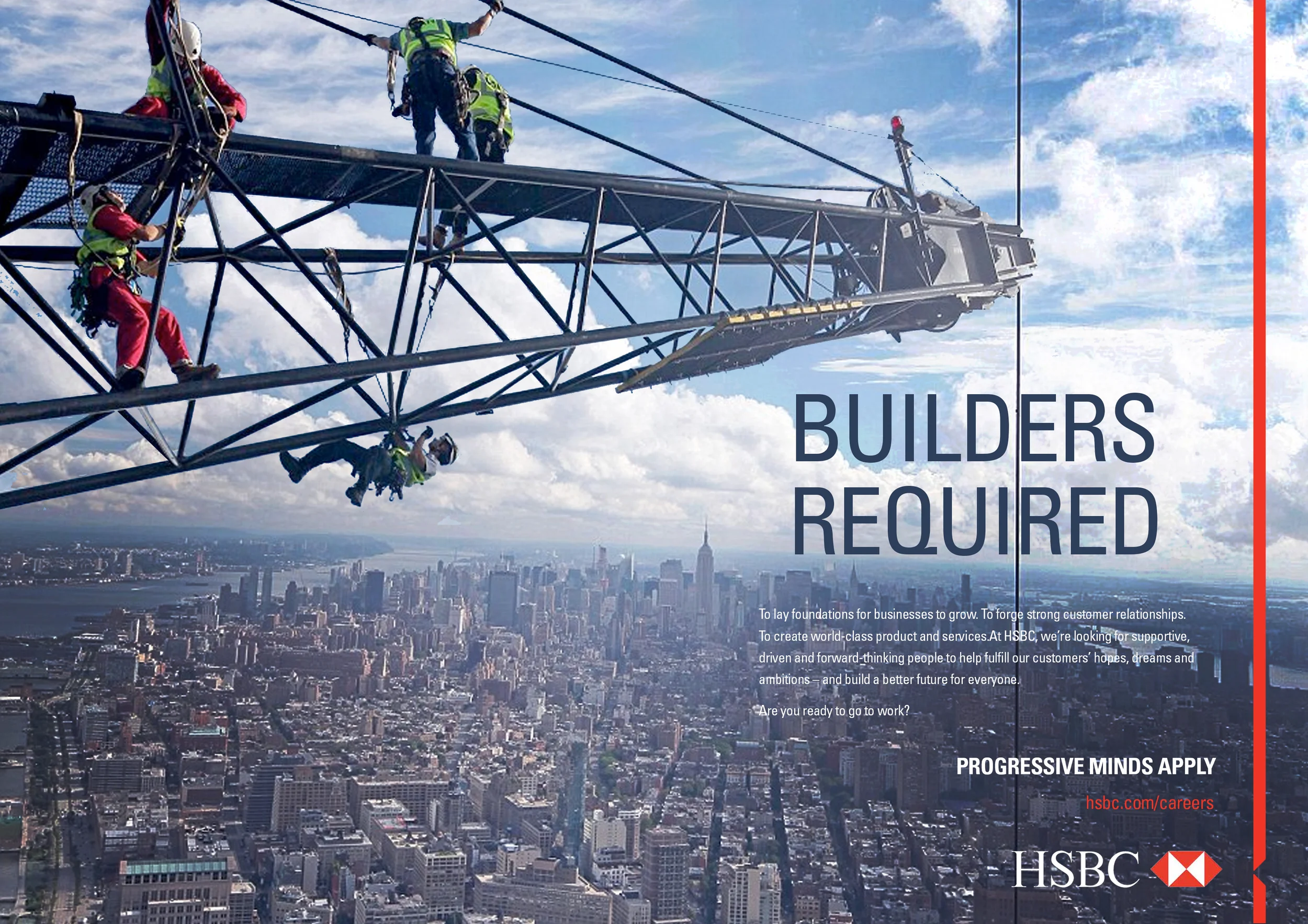 HSBC Graduate recruitment print