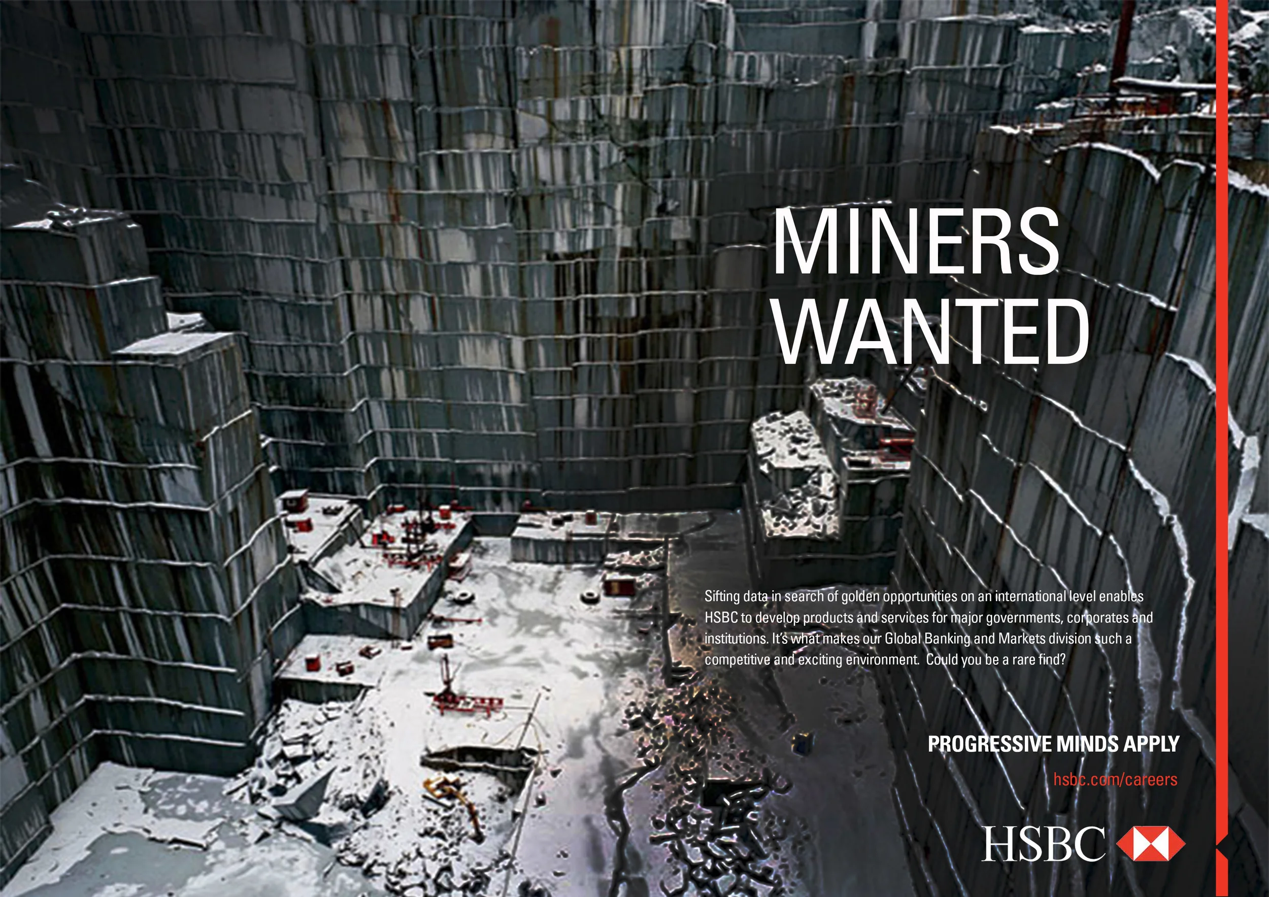 HSBC Graduate recruitment print