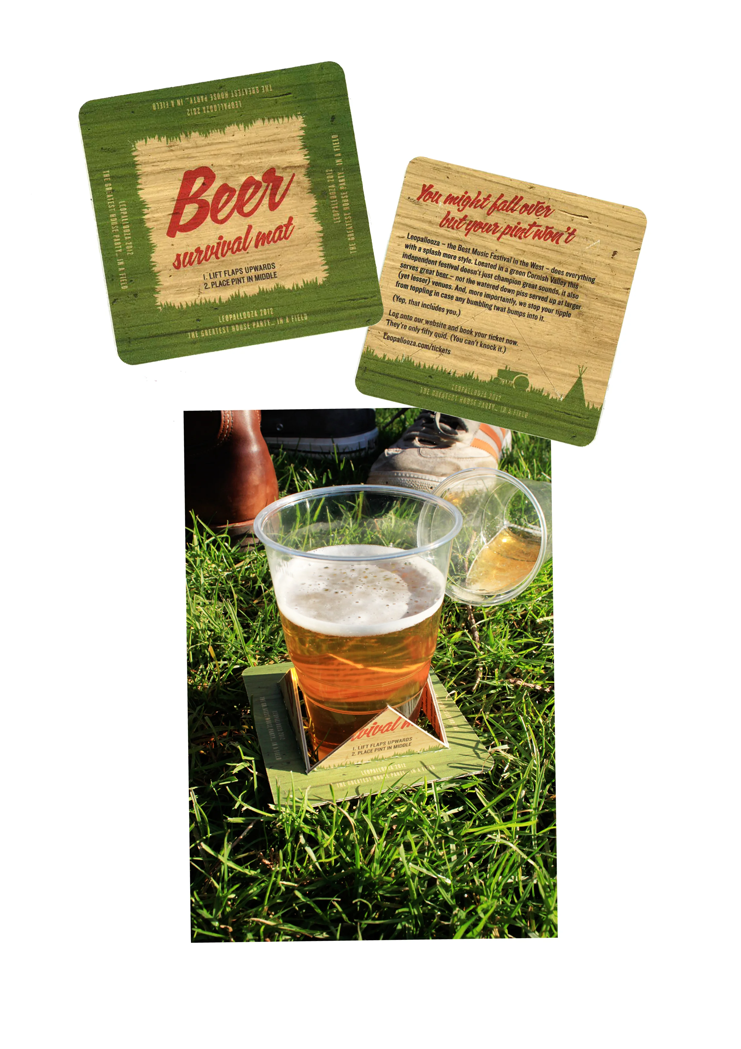 Leopallooza Beermat Doordrop.