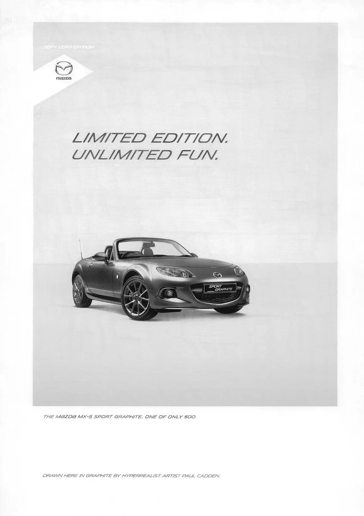 Mazda Limited edition print ad