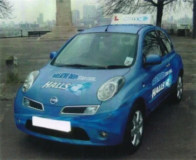 Sponsored Learner Car wrap.