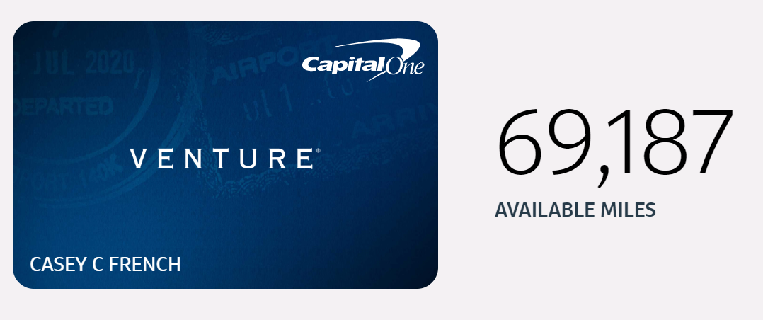 At the moment, I have the equivalent of $691.87 to “erase” my purchases or transfer miles to major airlines.