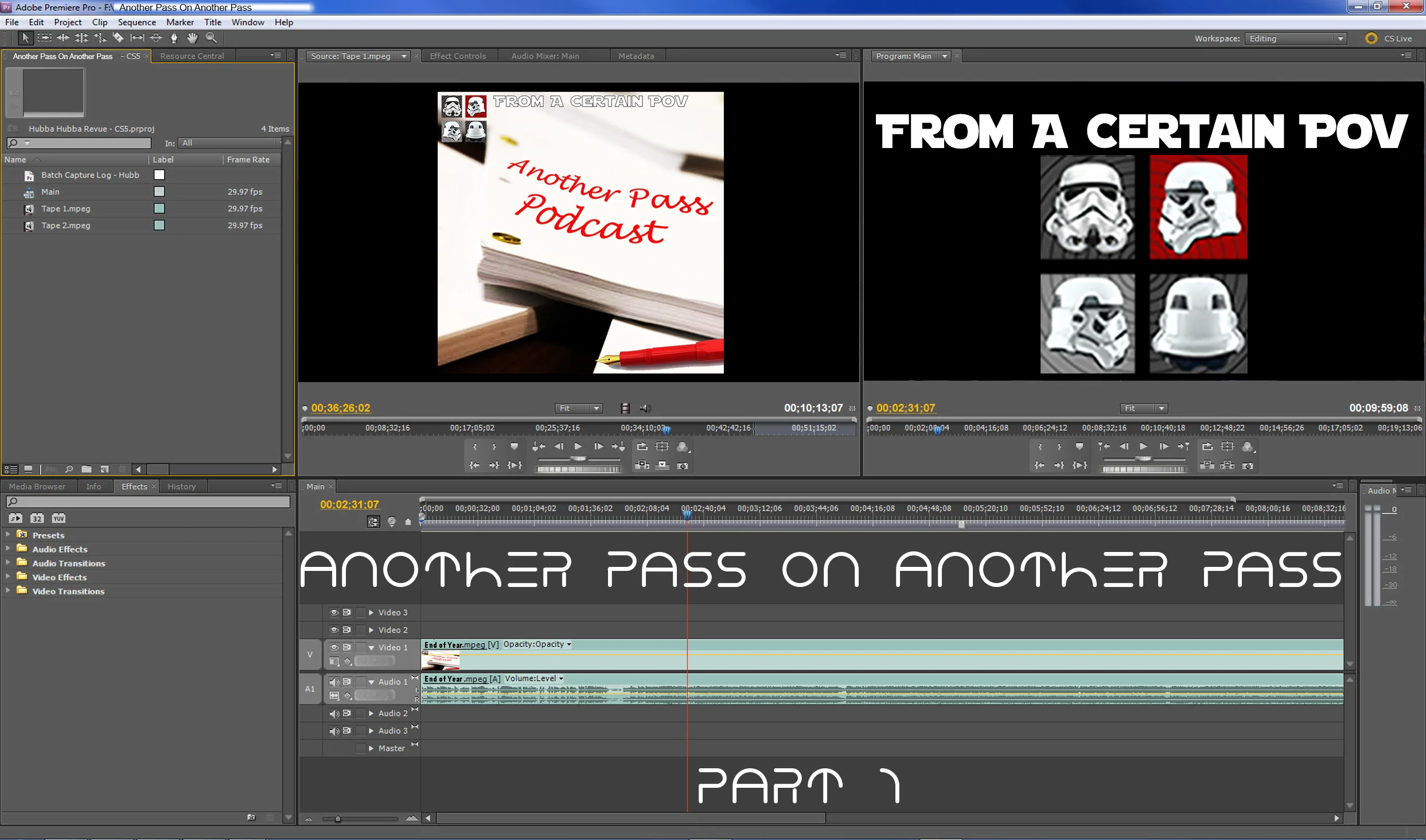 Another Pass on Another Pass 2017 - Part 1