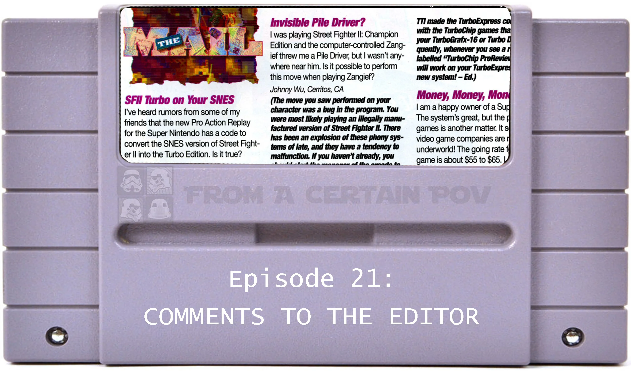 Comments to the Editor