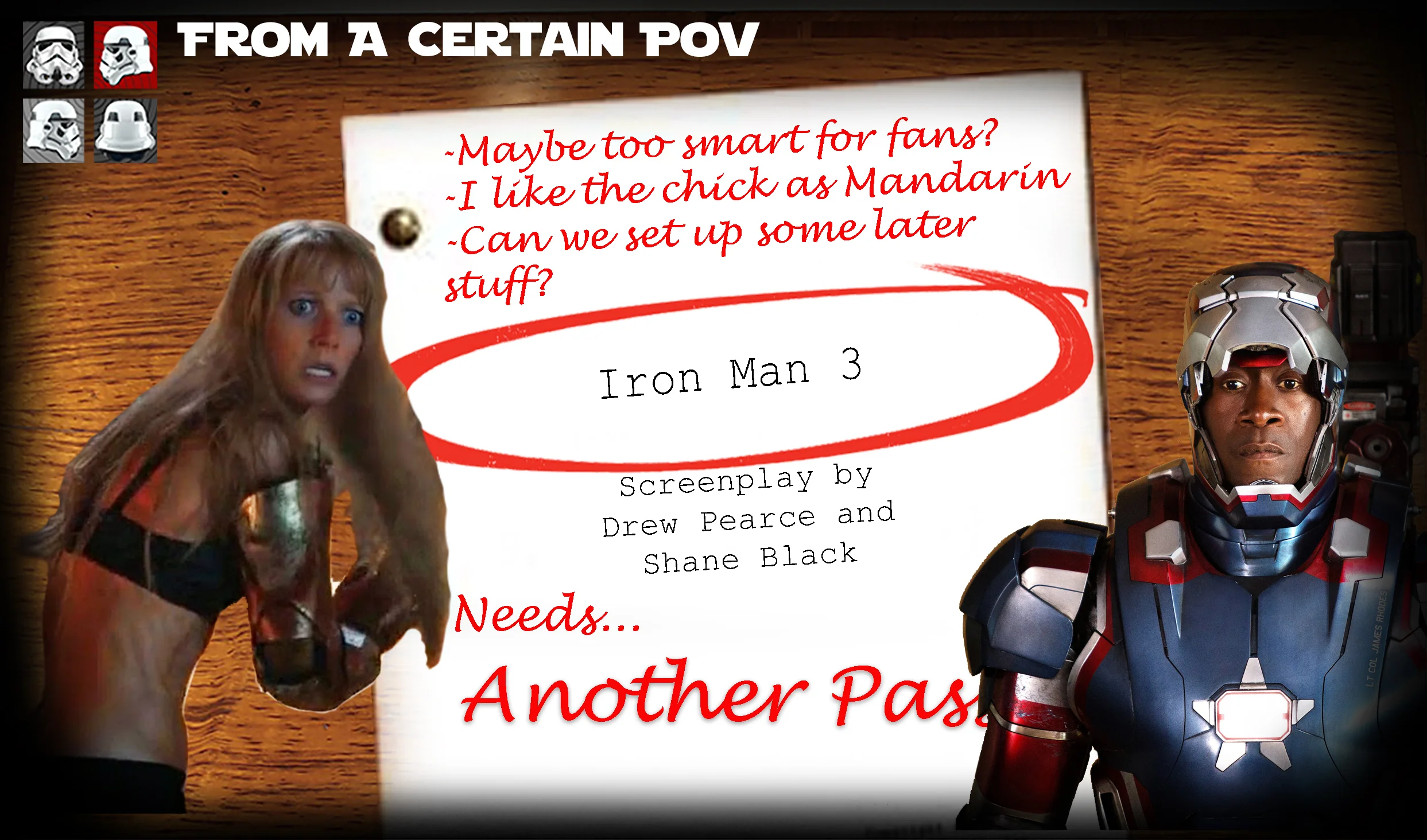 Ben and Addy from the flagship Certain Point of View News Show join Case to discuss the last in Marvel's initial flagship series, Iron Man 3.