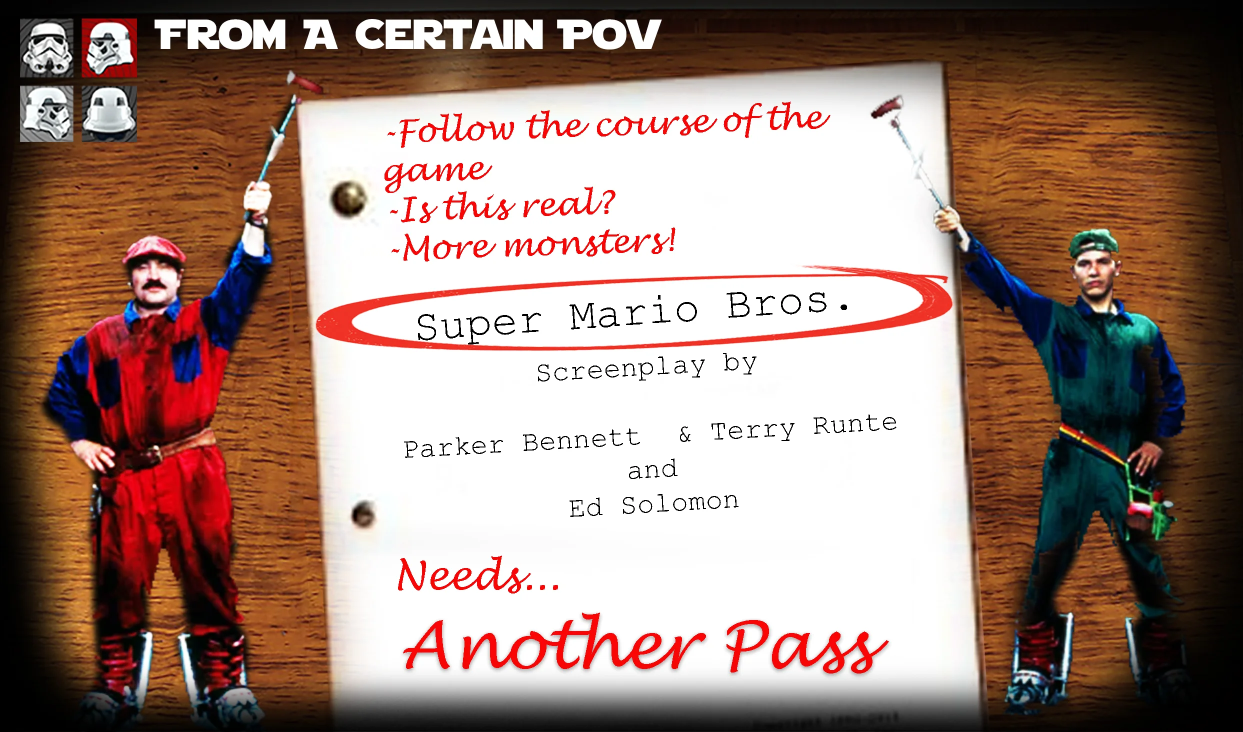 Another Pass at Super Mario Bros