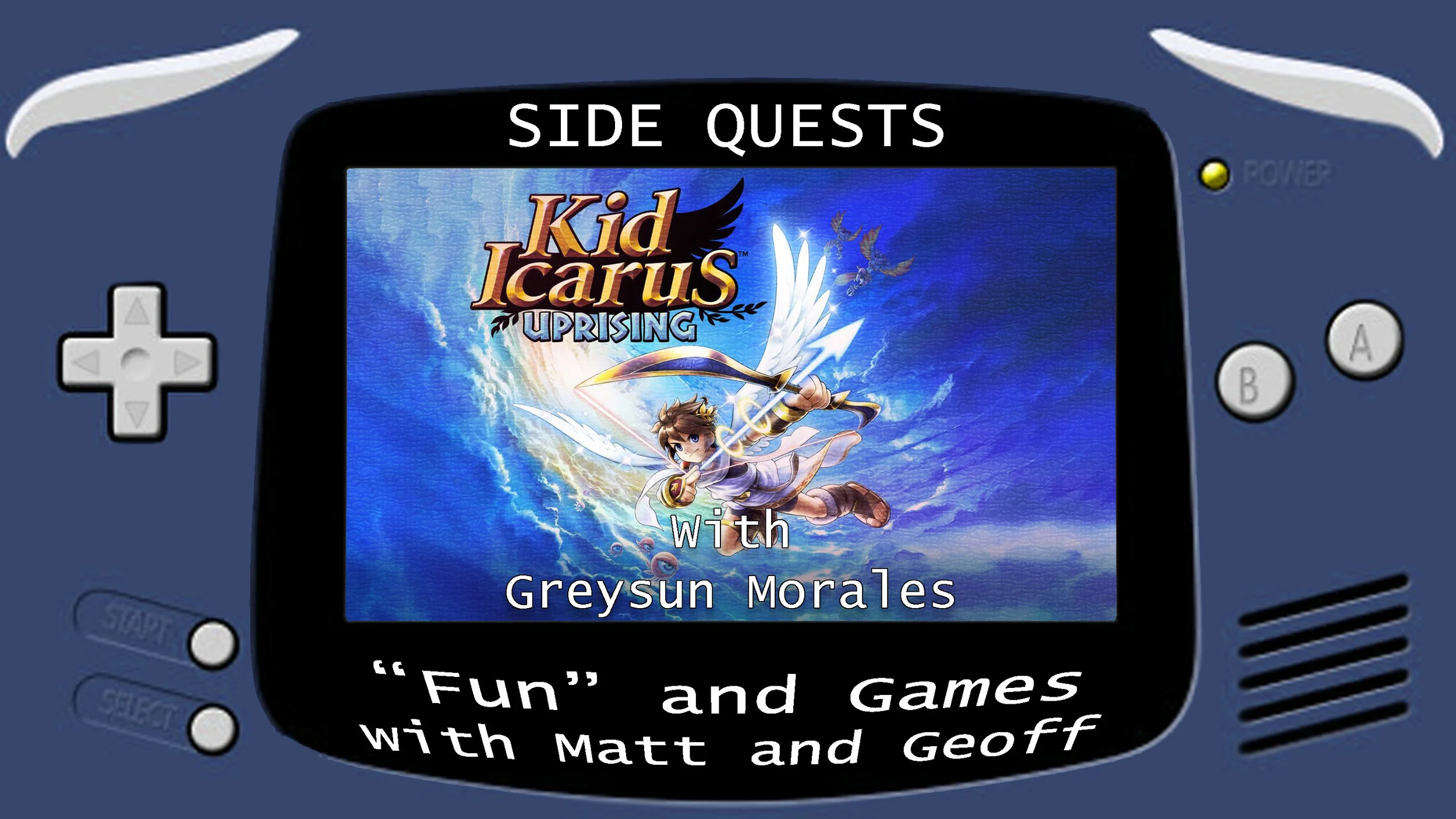 Side Quests Episode 64: Kid Icarus: Uprising with Greysun Morales