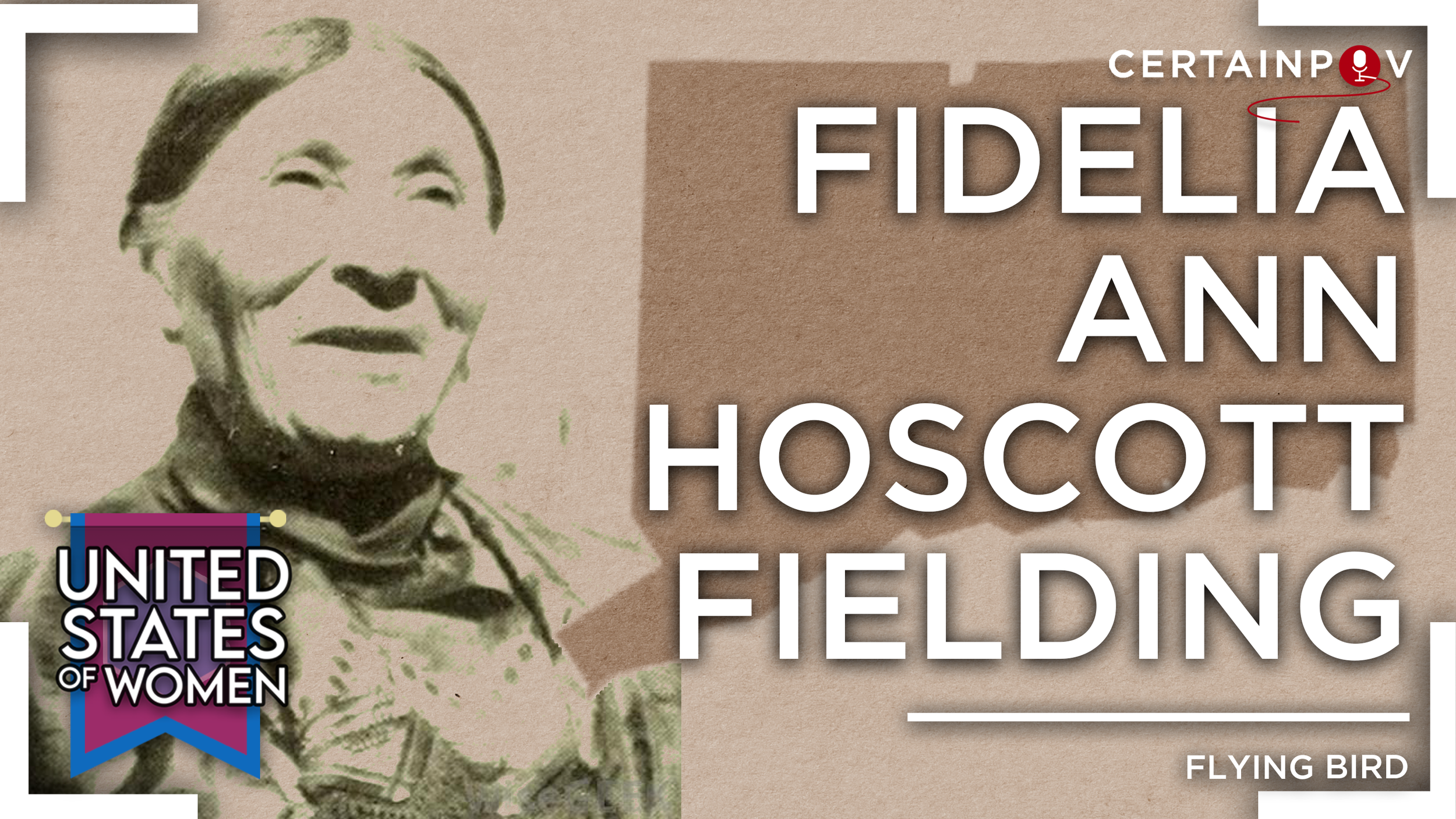 Fidelia Ann Hoscott Fielding: Flying Bird