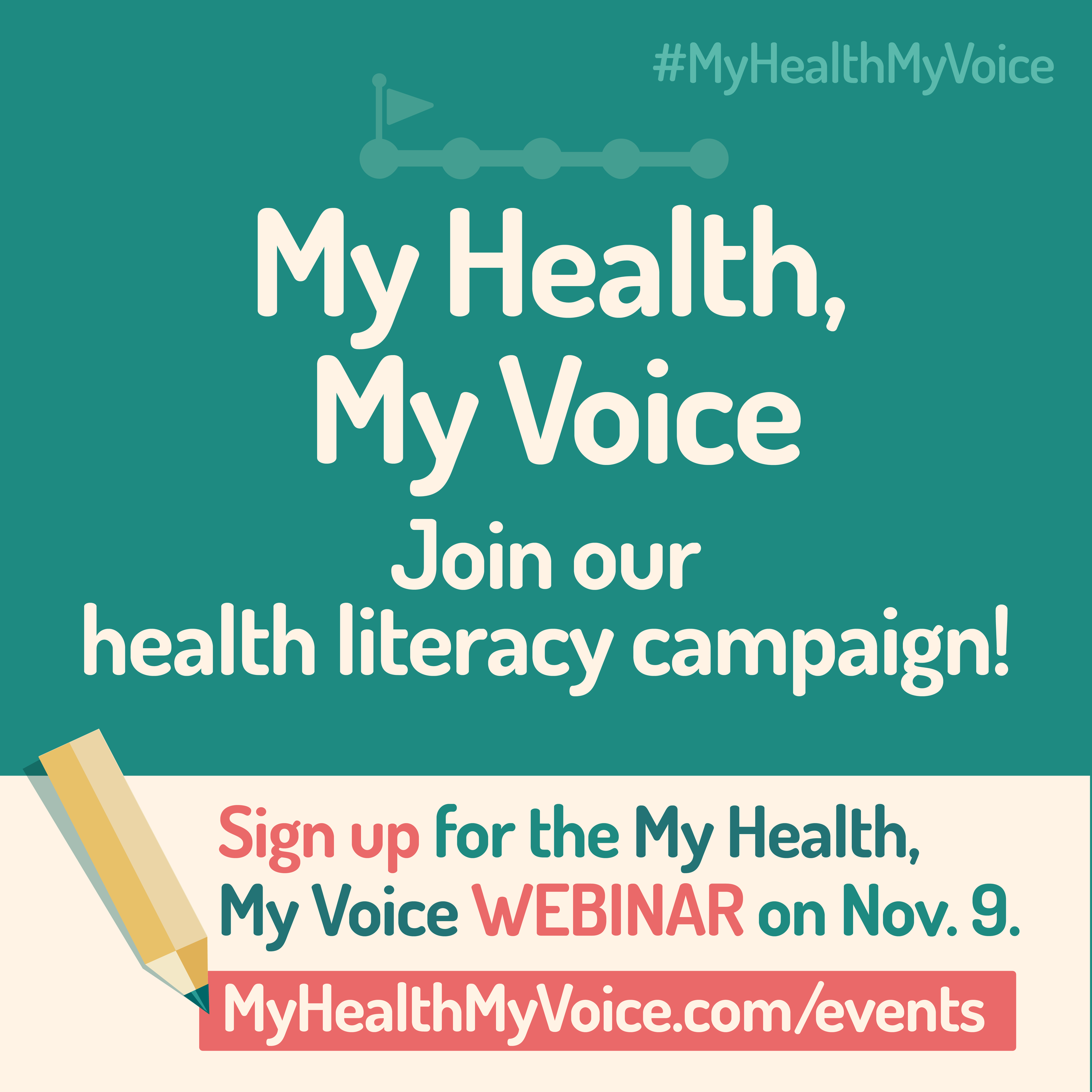 Nov. 2015 webinar launching My Health, My Voice campaign