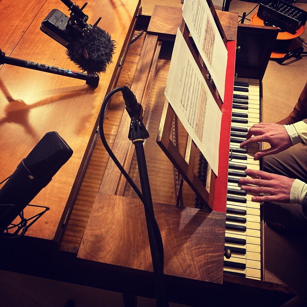 Now that&rsquo;s what I call a mic setup. Capturing the 1740s at Fenton House for Handel &amp; Hendrix in London. @curatorhhl @elbow_productions @fentonhousent @nationaltrust