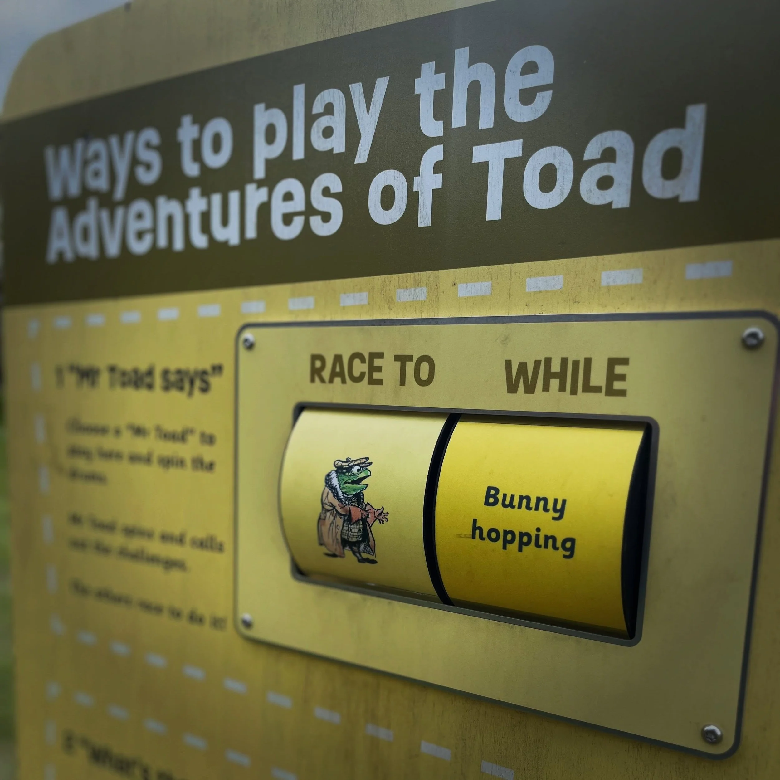 With the summer holidays well underway, our Wind in the Willows trail at 5 Royal Horticultural Society gardens in being put through its paces. Our ROLL Interpretation Tool is being used here to set Toad-themed challenges! Swipe left for more. #interp
