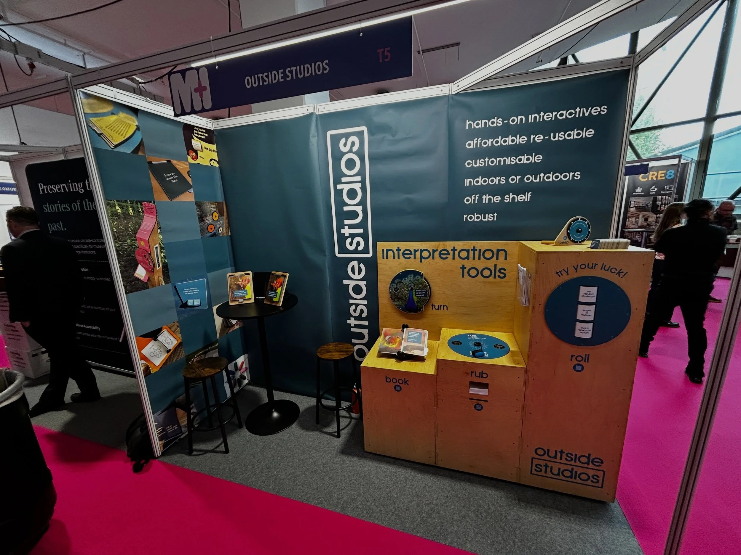 We&rsquo;re exhibiting at @museumsandheritage again this year. We have a selection of our fully customisable, robust interpretation tools for you to play with. Come and say hello! #museuminterpretation #museumproducts #museuminteractive #museumintera