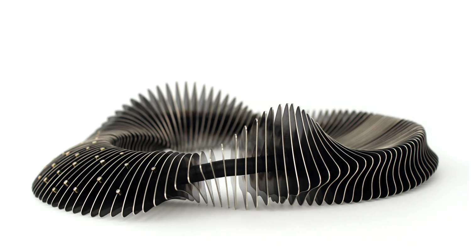 The Silver and Diamond Verto Necklace