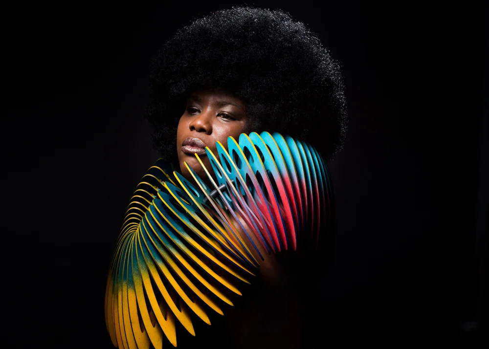 Photograph: Chris Bulezuik Model: Siggi Mwasote Hair: Jesus Oliver Makeup: Ximena Rodriguez