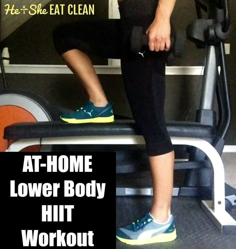 AT-HOME Lower Body HIIT Workout