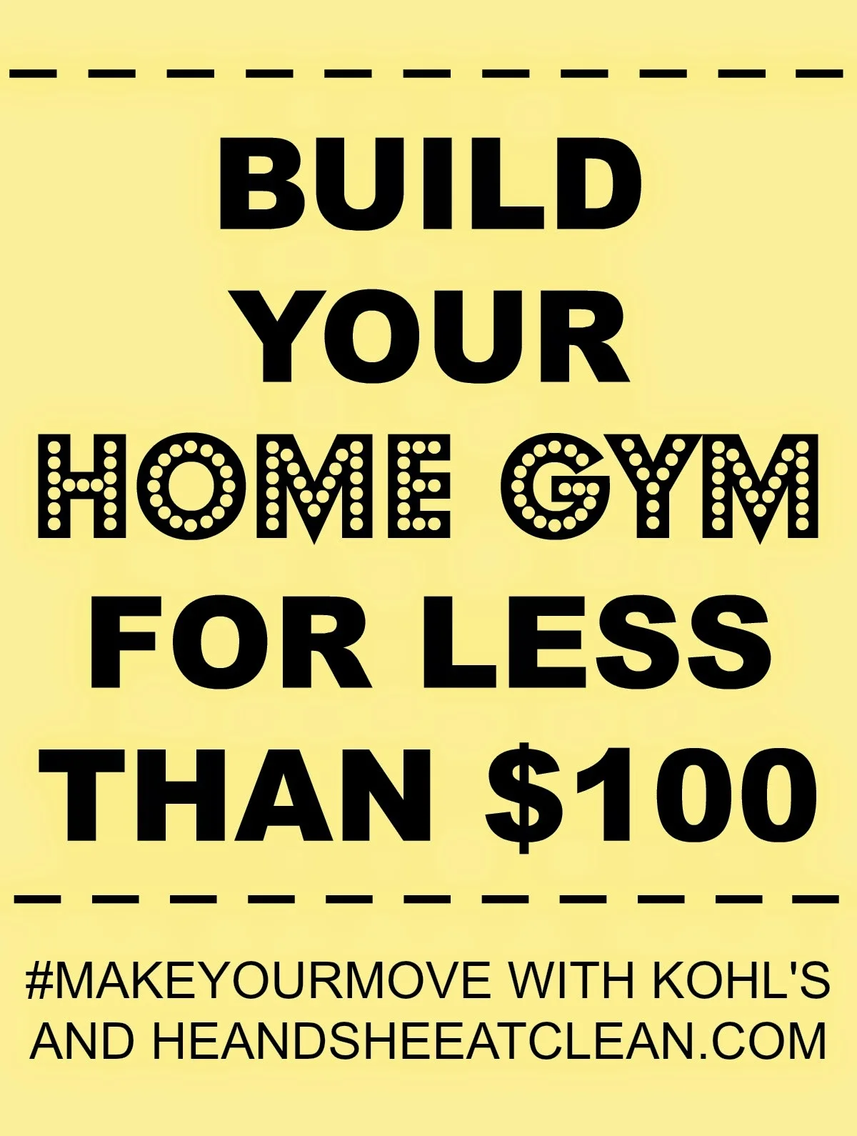 Build Your Home Gym For Less Than $100 + Full Body At Home Workout