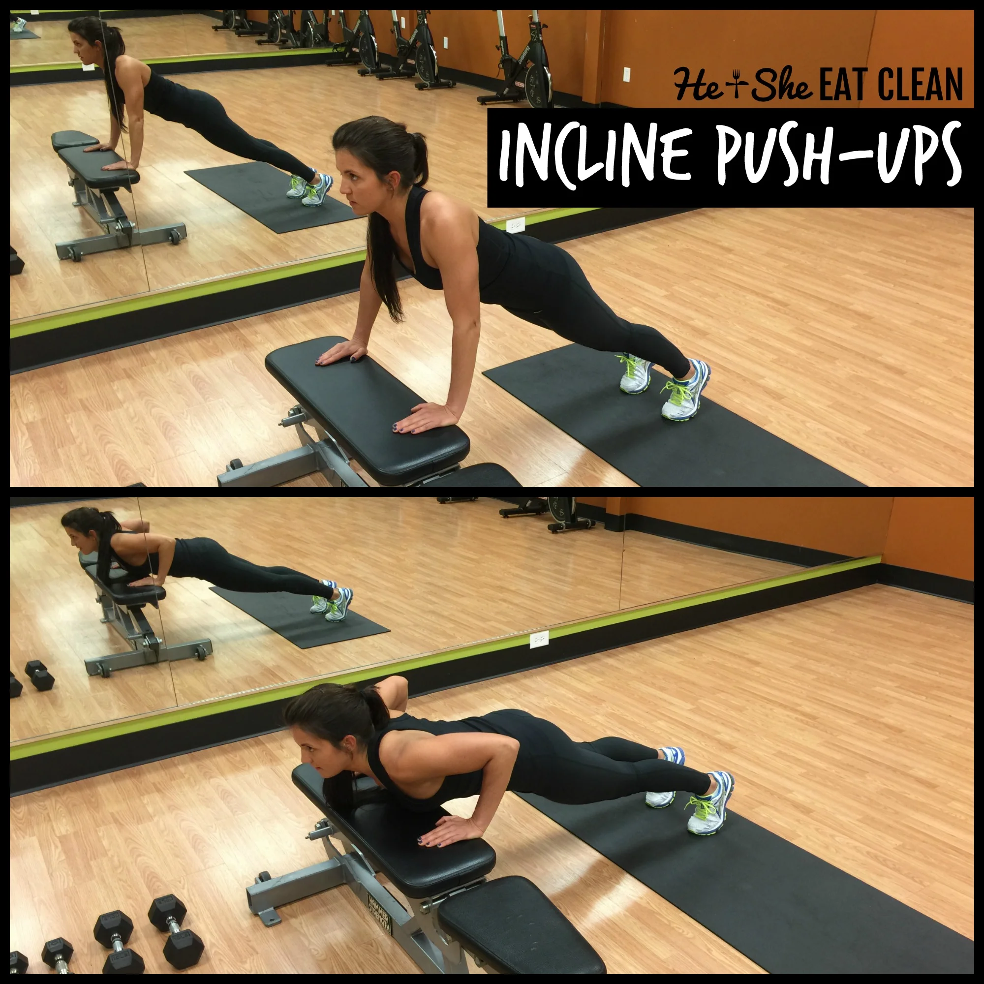 Chest Exercise Incline Push Ups He She Eat Clean Healthy 