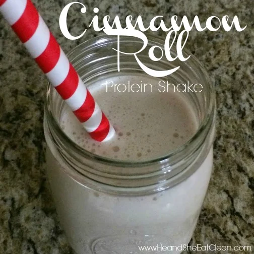 Cinnamon Roll Protein Shake