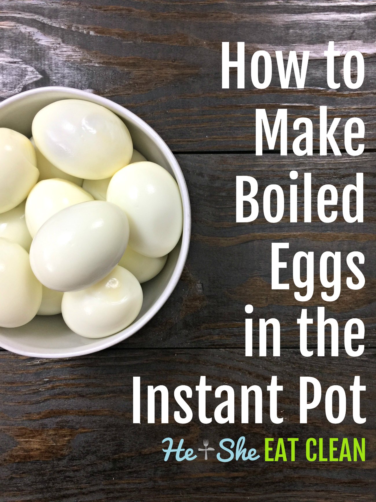 How to Make Boiled Eggs in the Instant Pot