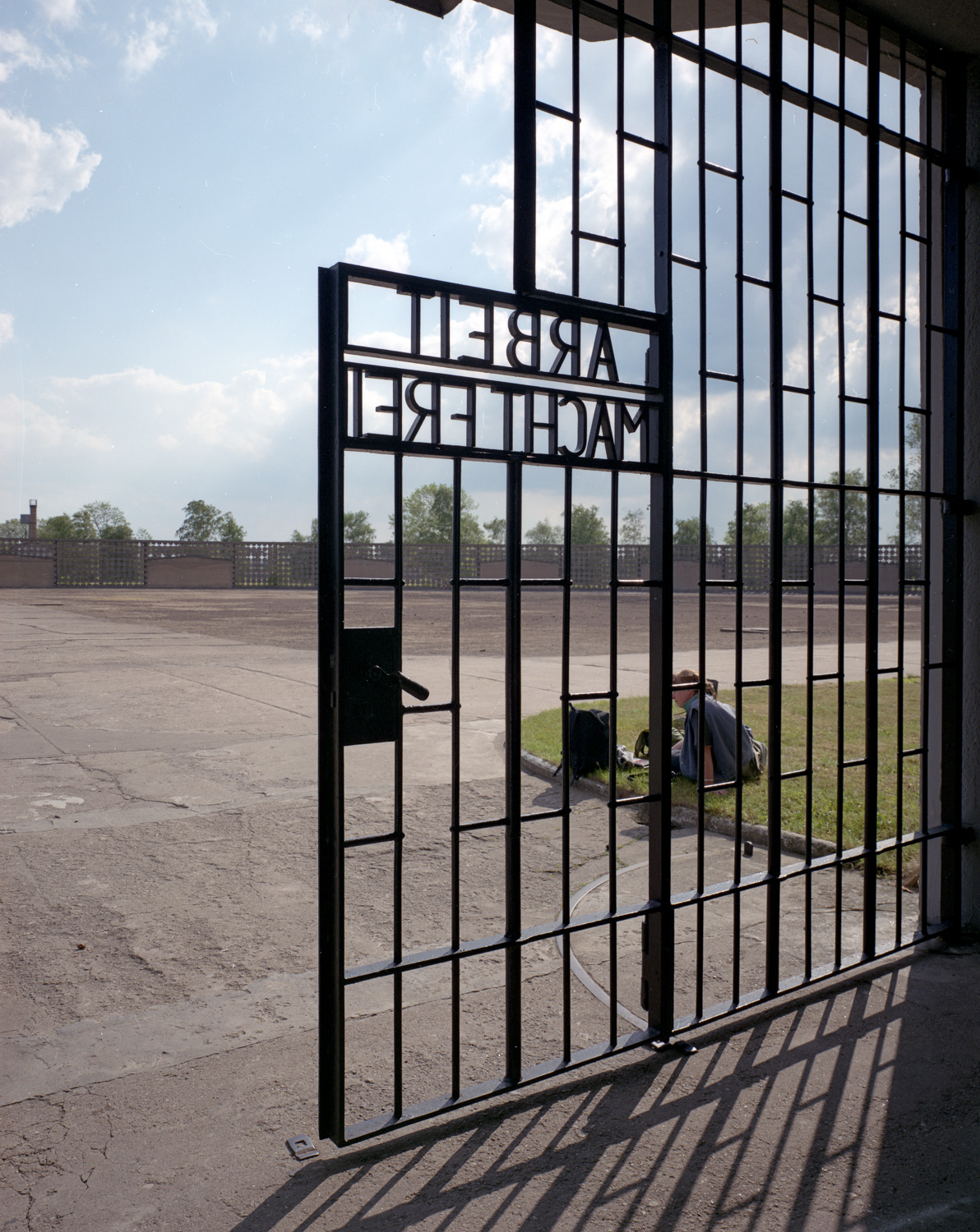 This is the front gate to Sachsenhausen concentration camp at Oranienburg near Berlin. Judy and I wound up here almost accidentally as we were just on an afternoon outing to get out of the city. The camp allowed visitors and had an East Bloc emphasis on the history it told, especially in regards to communist victims of the Nazi regime. This camp continued to be used after the war by the Russians until 1949. Write here...