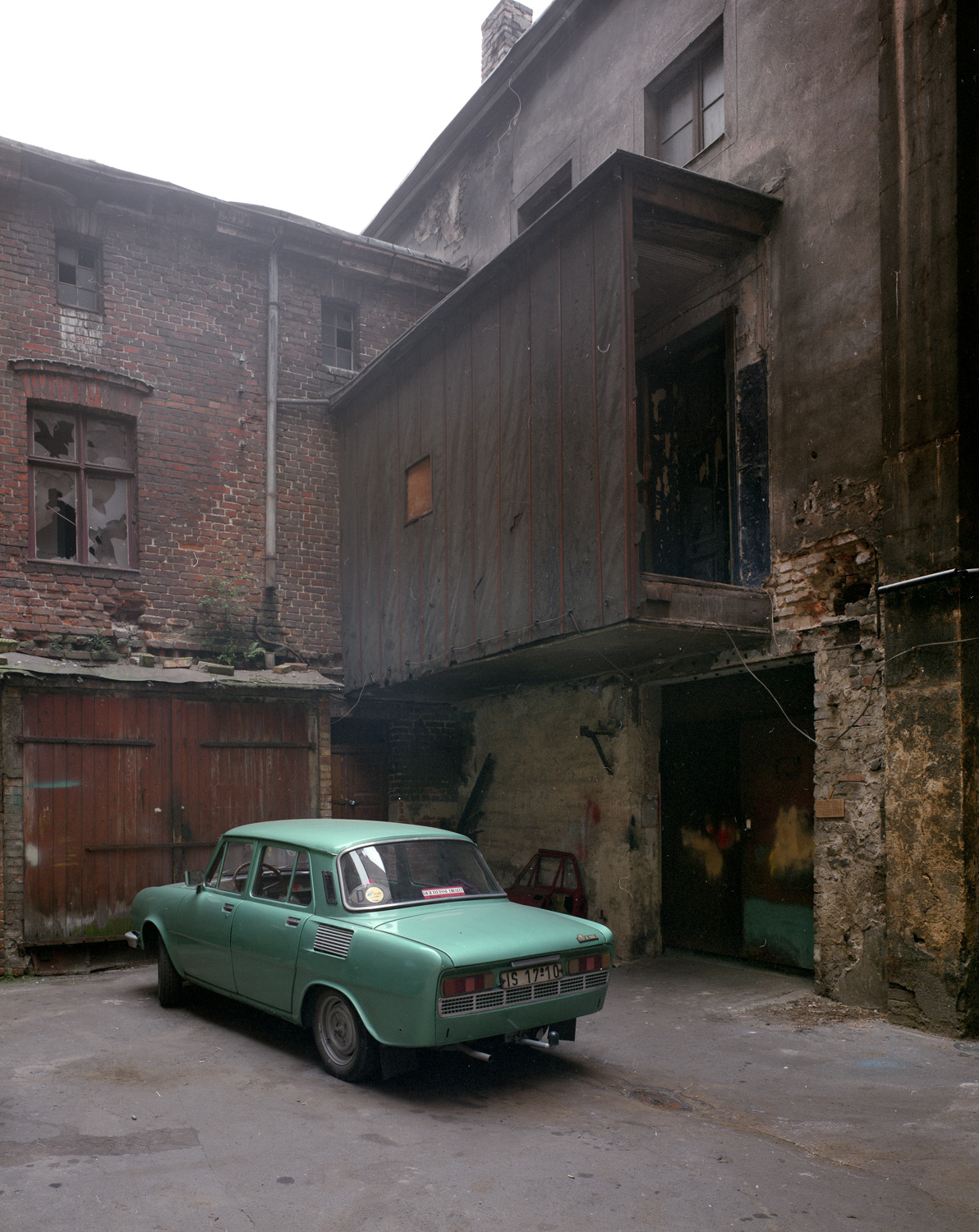  Eastern cars were not nearly as diverse in type as all the different vehicles we see here, This is a Czech Skoda. Better than a Trabbi. 