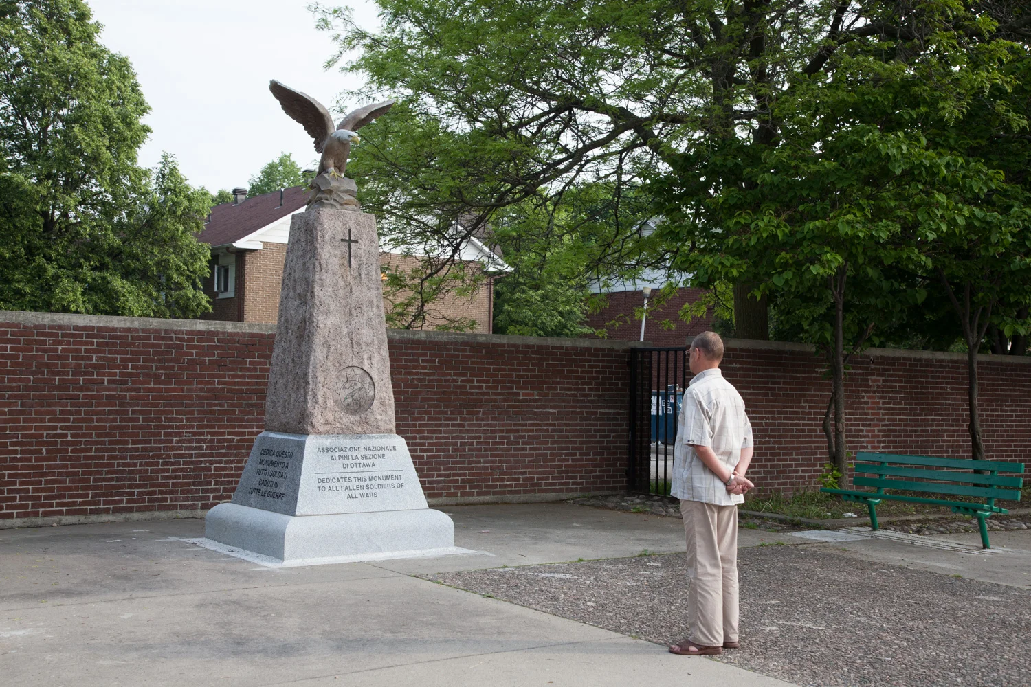 "Monument to All Fallen Soldiers in all Wars"
