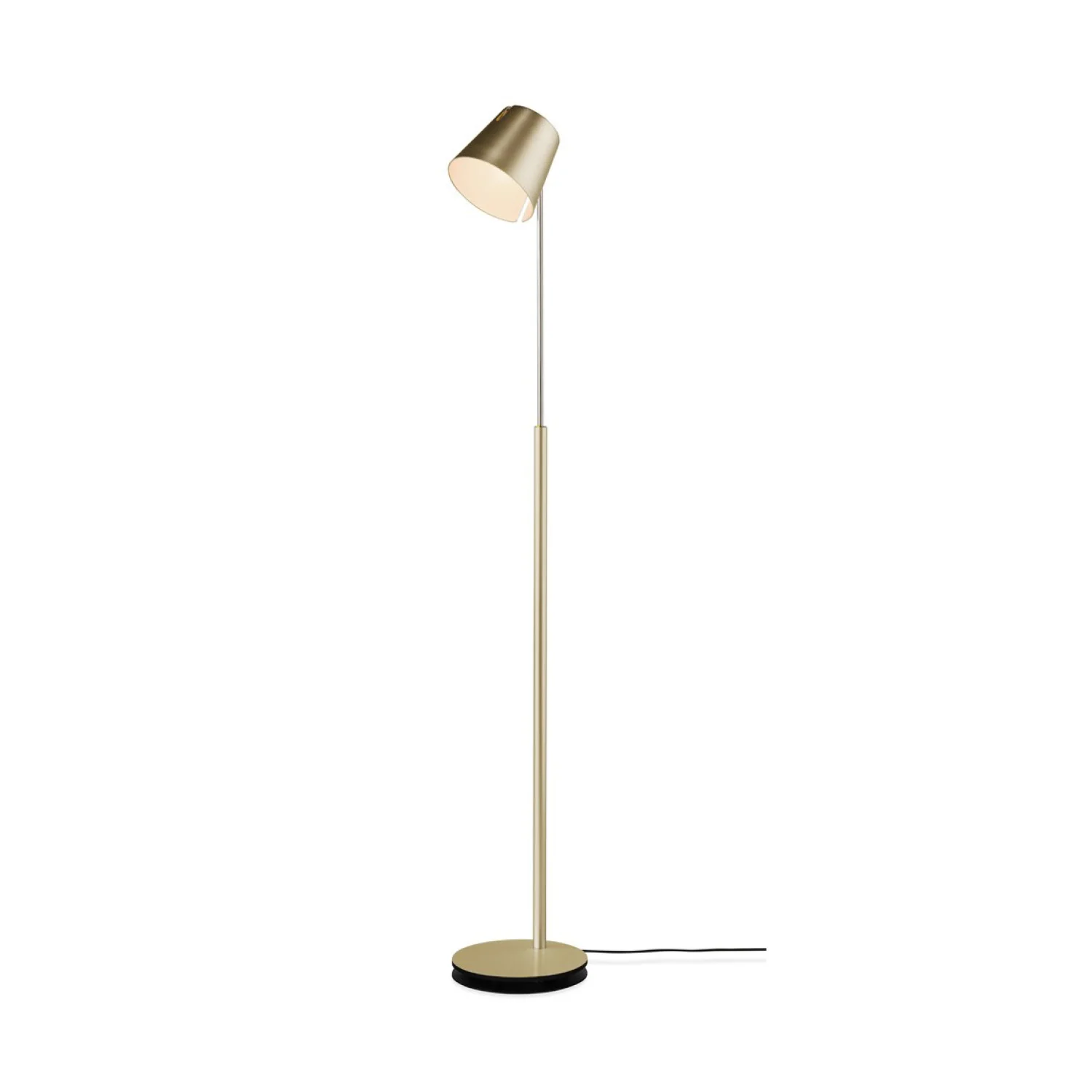 Stehleuchte FEZ , bronze CHF 1'380.00 Höhe 100 - 170 cm, LED, direktes / indirektes Licht Auch erhältlich in Alu, schwarz oder weiss.