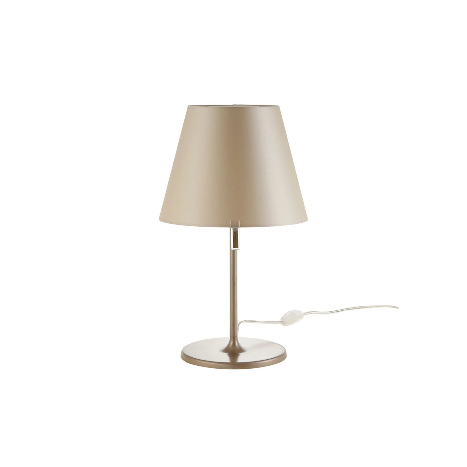 Tischleuchte MELAMPO NOTTE , bronze CHF 240.00 Höhe 40 cm Auch erhältlich in Silber / Alufarben.