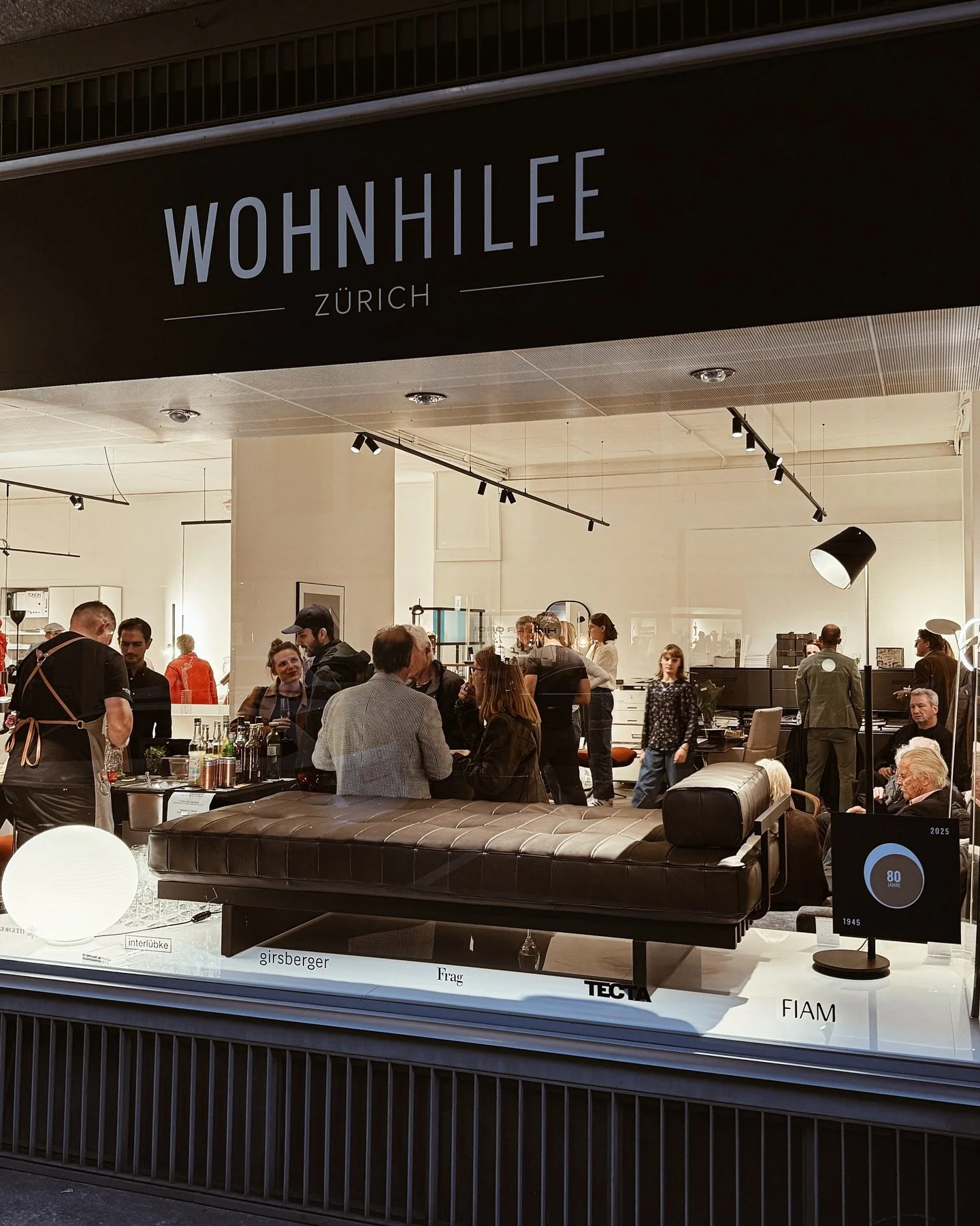 80 years of #Wohnhilfe | A heartfelt thank you to everyone who celebrated this special evening with us 🥂 

#interiordesign #furniturestore #designzurich
