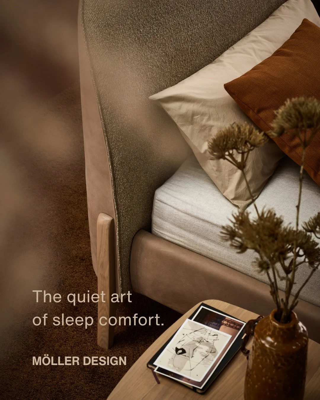 A bedroom should feel calm, warm and deeply personal.

With its timeless beds and refined bedroom furniture, @moellerdesign.de approaches sleep comfort with a quiet precision - combining clear design, beautiful materials and individual configuration.