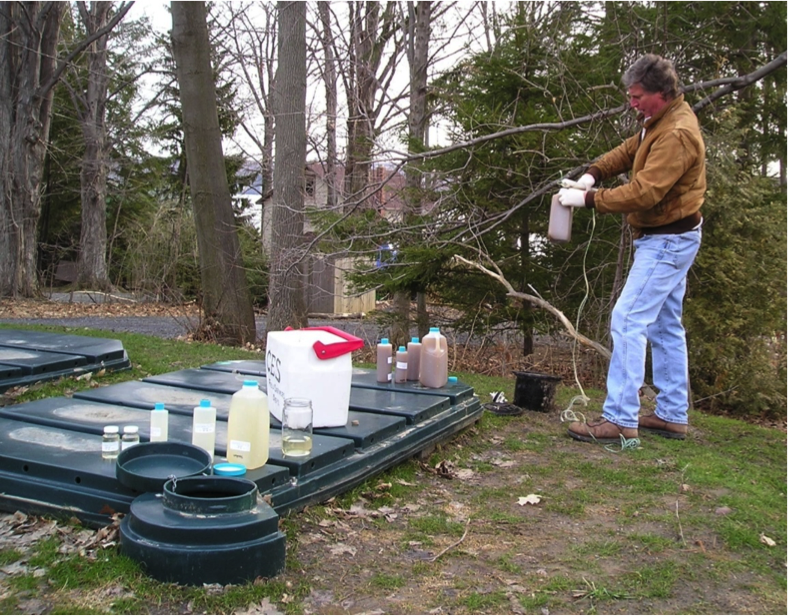 A picture of onsite sampling and analysis