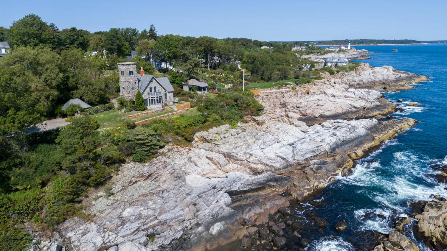 Beckett’s Castle was constructed as a summer cottage in 1874. Town & Shore emphasized the unique historical elements of this home when selling the property recently