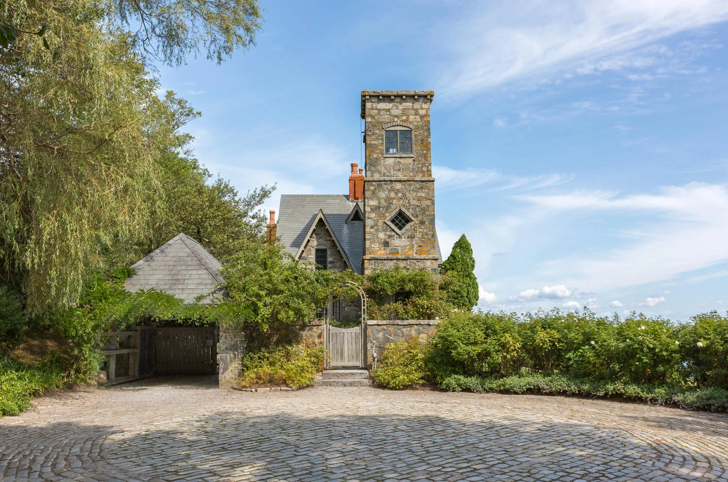 Beckett’s Castle, a unique historic home on the coast of Cape Elizabeth, Maine